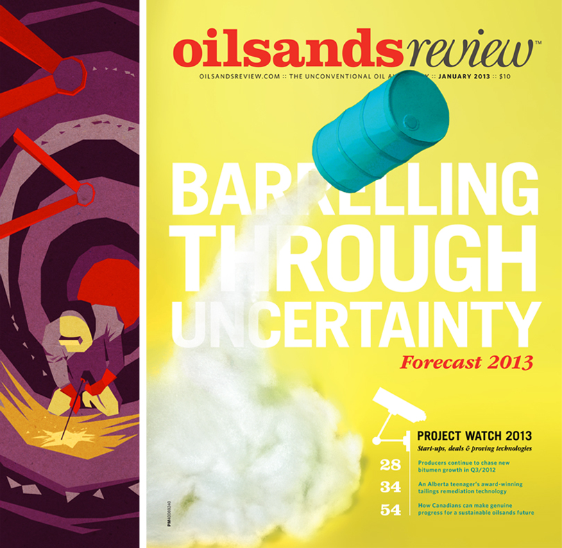 Illustration, Heavy Industry, Welding, Barrel, Barrelling Through